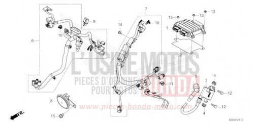 SOTTO CABLAGGIO/BOBINA DI ACCENSIONE SH125ADP di 2023